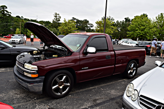 This Silverado hid nasty things...namely a turbo and cold air intake.